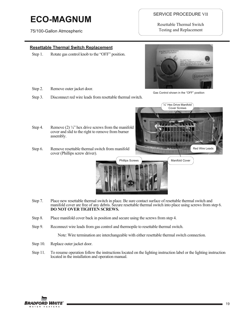 Eco-magnum | Bradford White U-100T-88R-3N User Manual | Page 19 / 28