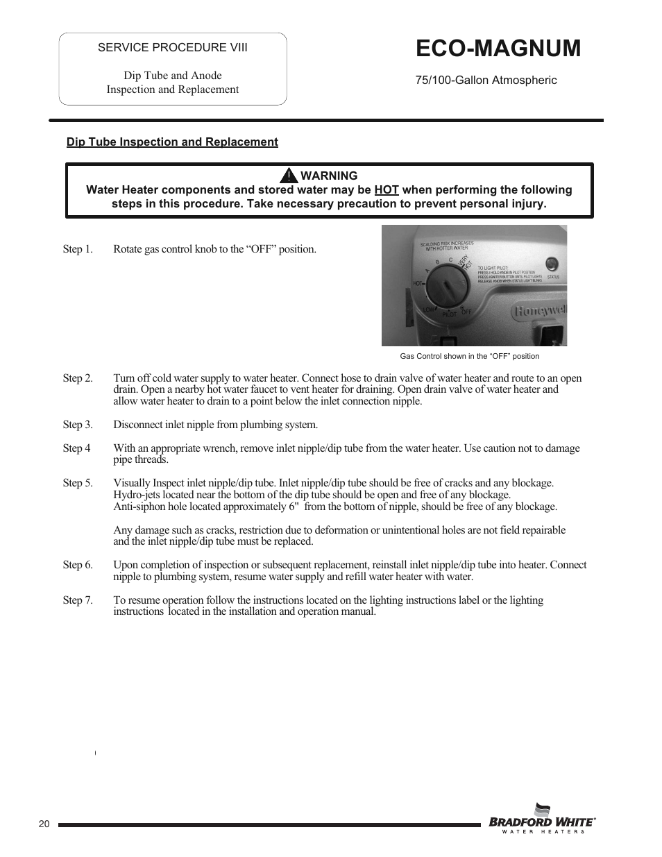 Eco-magnum | Bradford White U-100T-88R-3N User Manual | Page 20 / 28