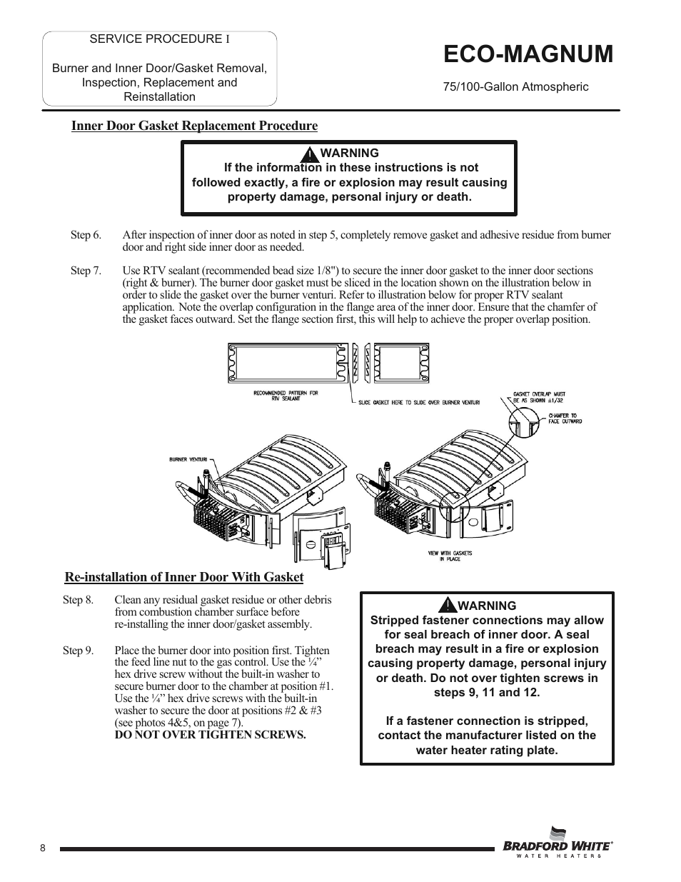 Eco-magnum | Bradford White U-100T-88R-3N User Manual | Page 8 / 28