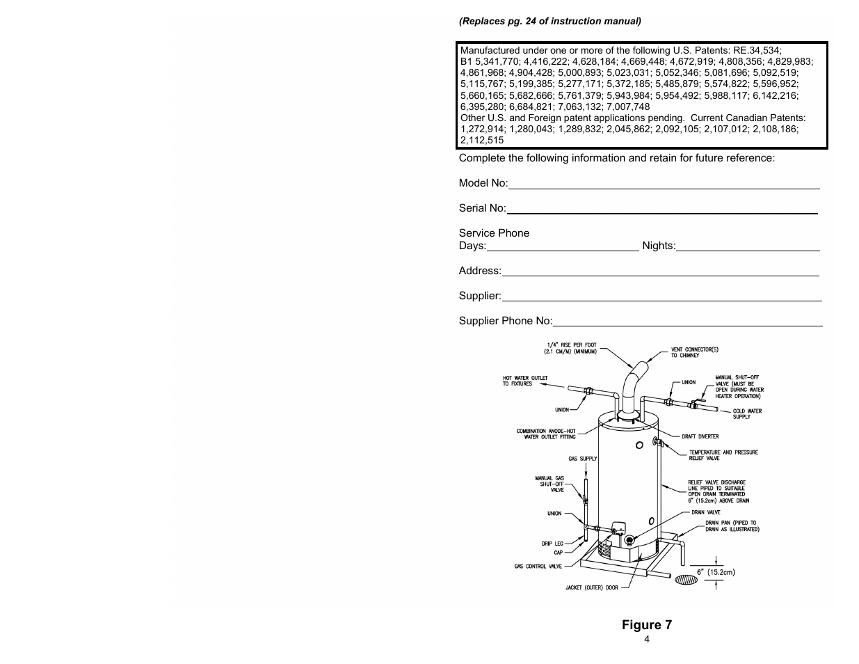Bradford White U-100T-88R-3N User Manual | Page 4 / 8