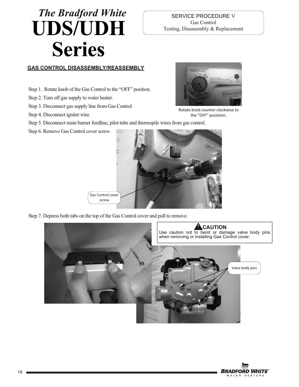 The bradford white | Bradford White UDH-75T-50FR-3N User Manual | Page 16 / 28