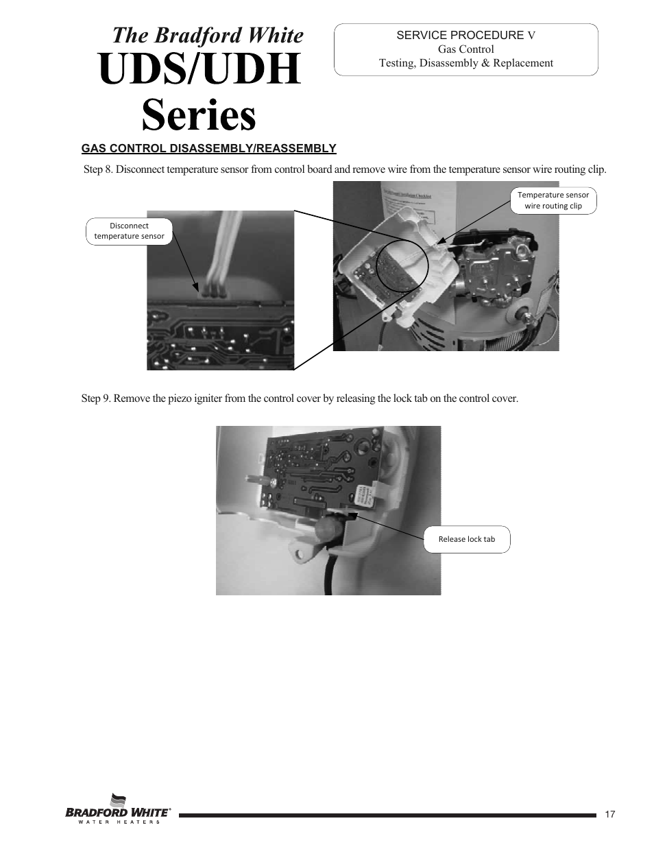 The bradford white | Bradford White UDH-75T-50FR-3N User Manual | Page 17 / 28