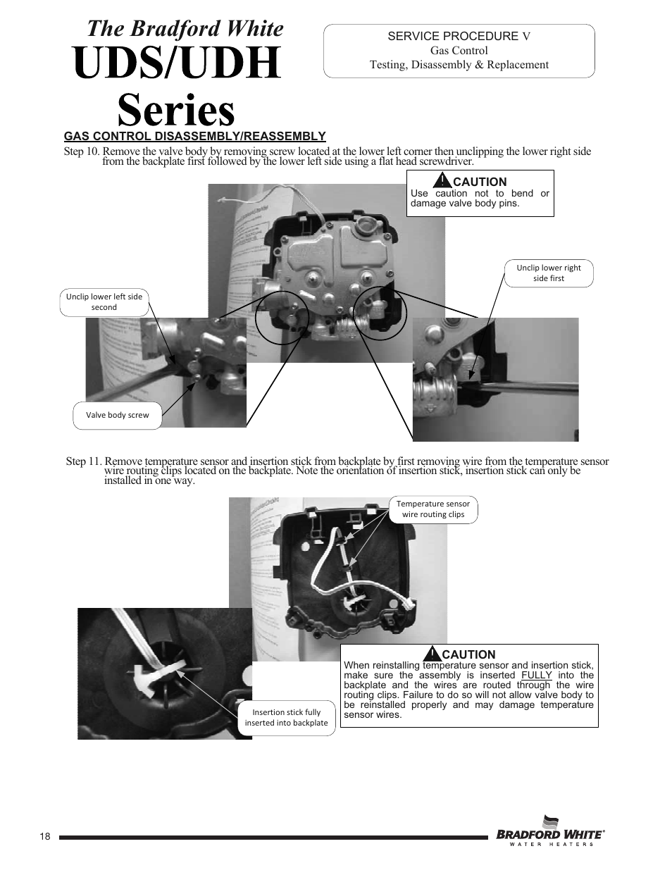 The bradford white | Bradford White UDH-75T-50FR-3N User Manual | Page 18 / 28