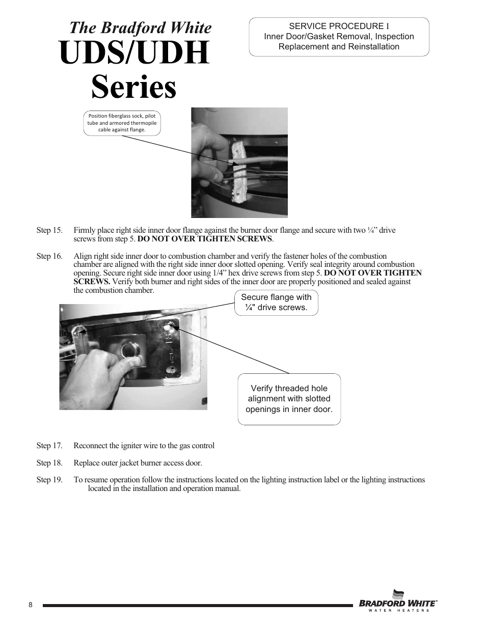 The bradford white | Bradford White UDH-75T-50FR-3N User Manual | Page 8 / 28