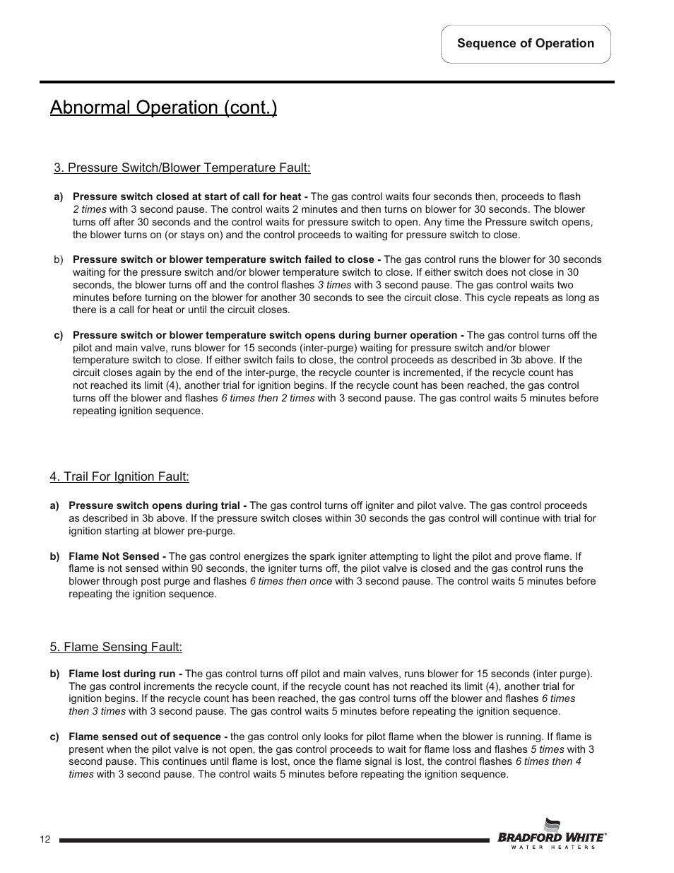 Bradford White TW4-75S-76B-3X User Manual | Page 12 / 40