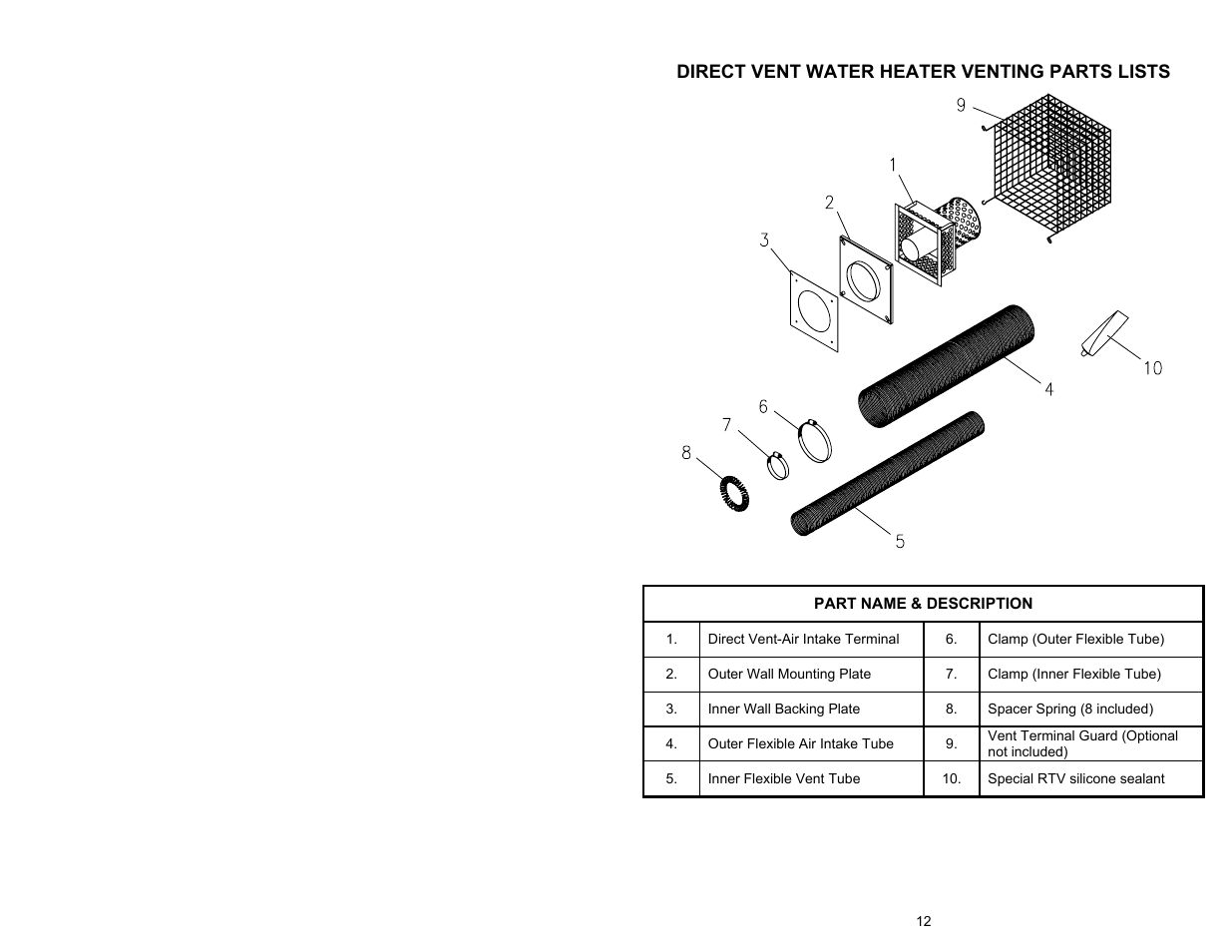 Bradford White DH-75T-60FB-3X User Manual | Page 12 / 12