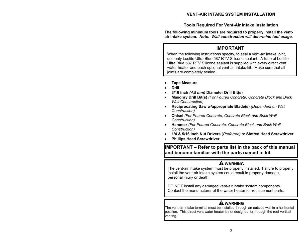 Bradford White DH-75T-60FB-3X User Manual | Page 3 / 12