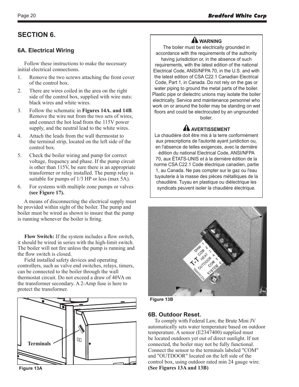 Bradford White BJVS225 User Manual | Page 20 / 40