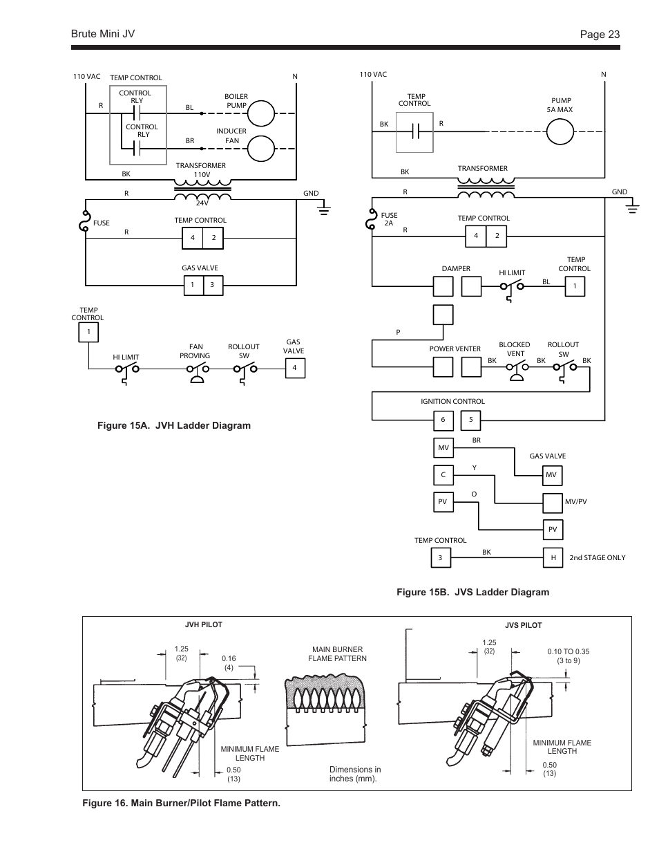 Brute mini jv page 23 | Bradford White BJVS225 User Manual | Page 23 / 40