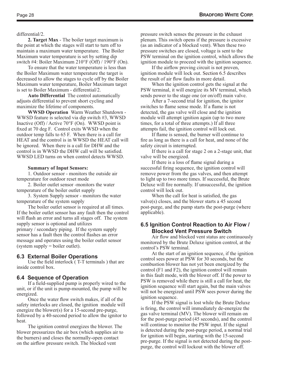 Bradford White BMT2V0400 User Manual | Page 28 / 42