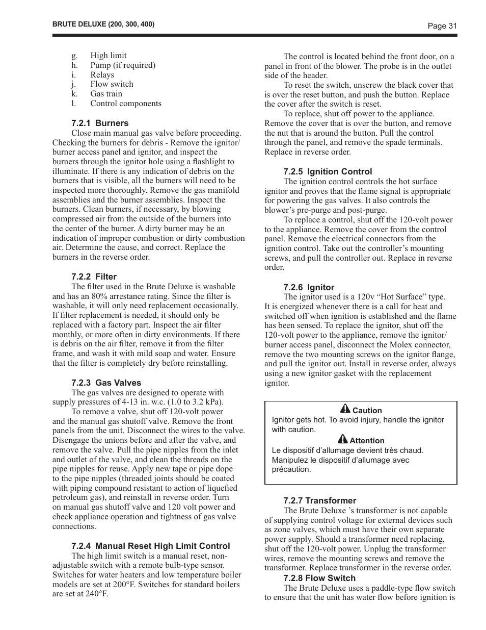 Bradford White BMT2V0400 User Manual | Page 31 / 42
