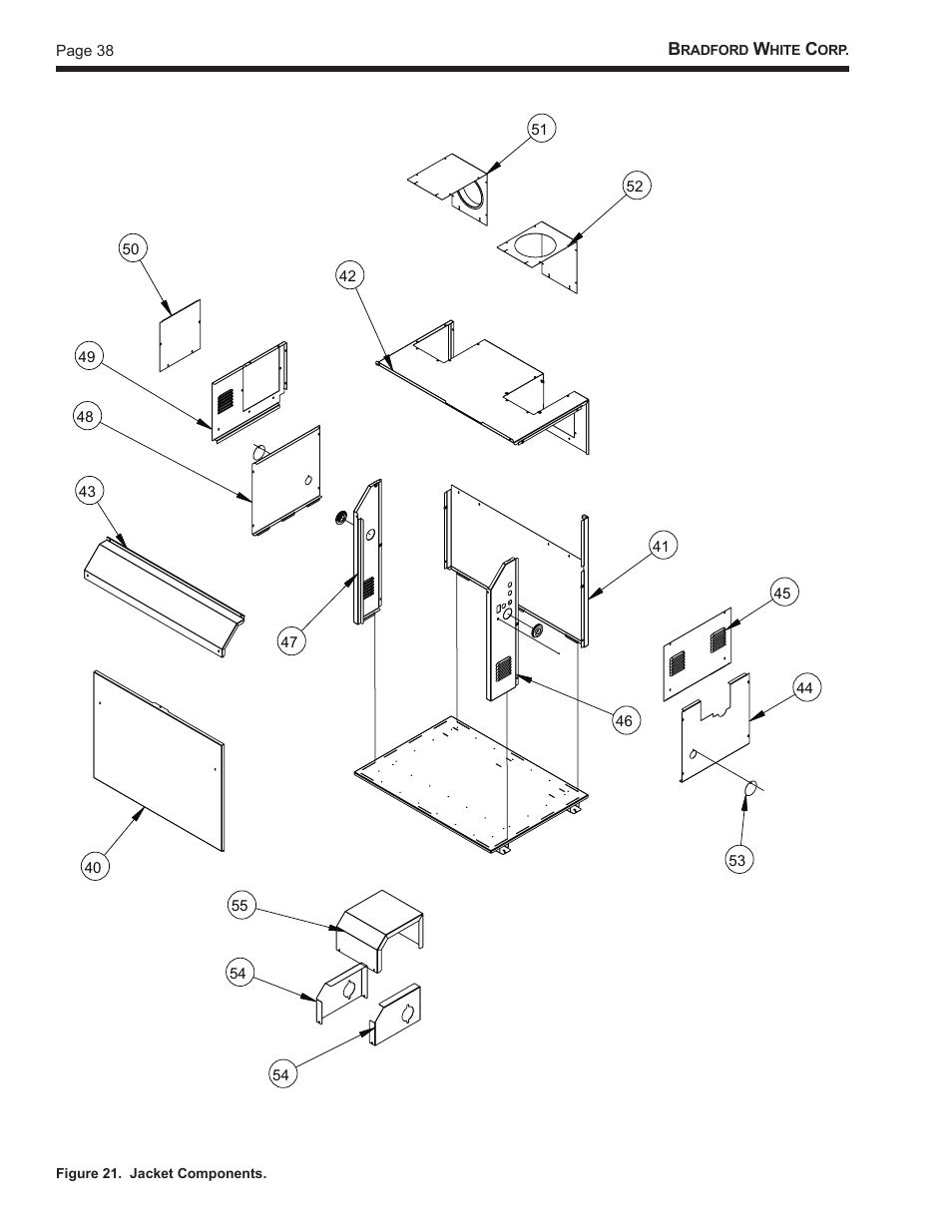 Bradford White BMT2V0400 User Manual | Page 38 / 42