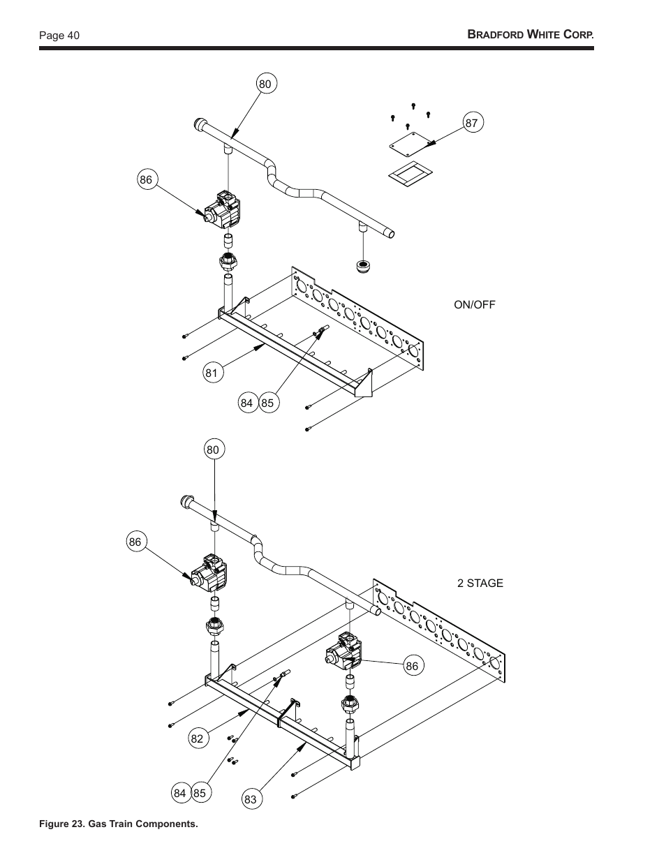 Bradford White BMT2V0400 User Manual | Page 40 / 42