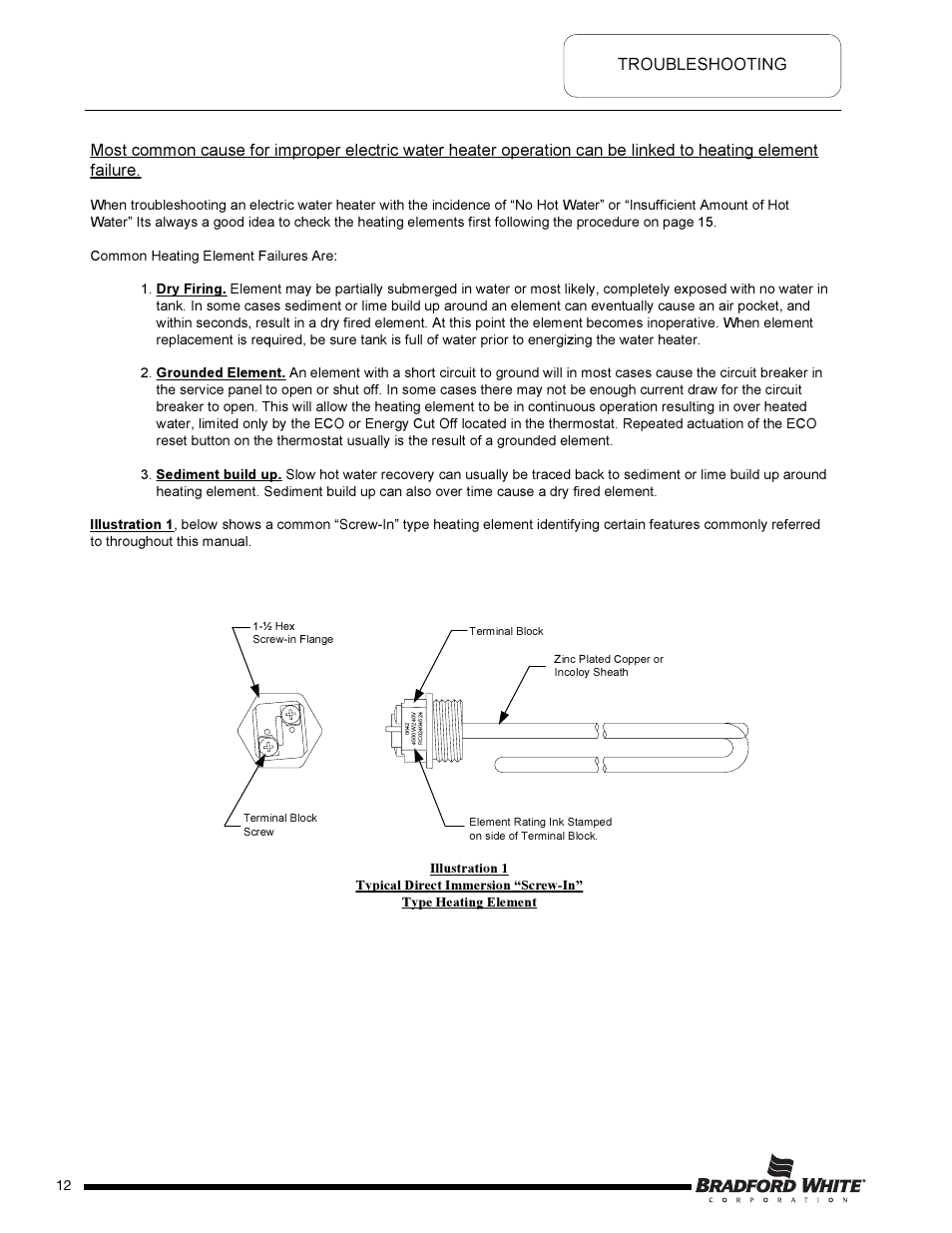 Page 12 | Bradford White DB-80R3DS User Manual | Page 12 / 40