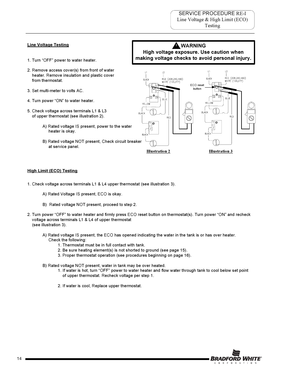 Bradford White DB-80R3DS User Manual | Page 14 / 40