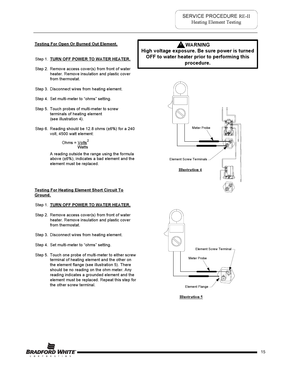 Bradford White DB-80R3DS User Manual | Page 15 / 40