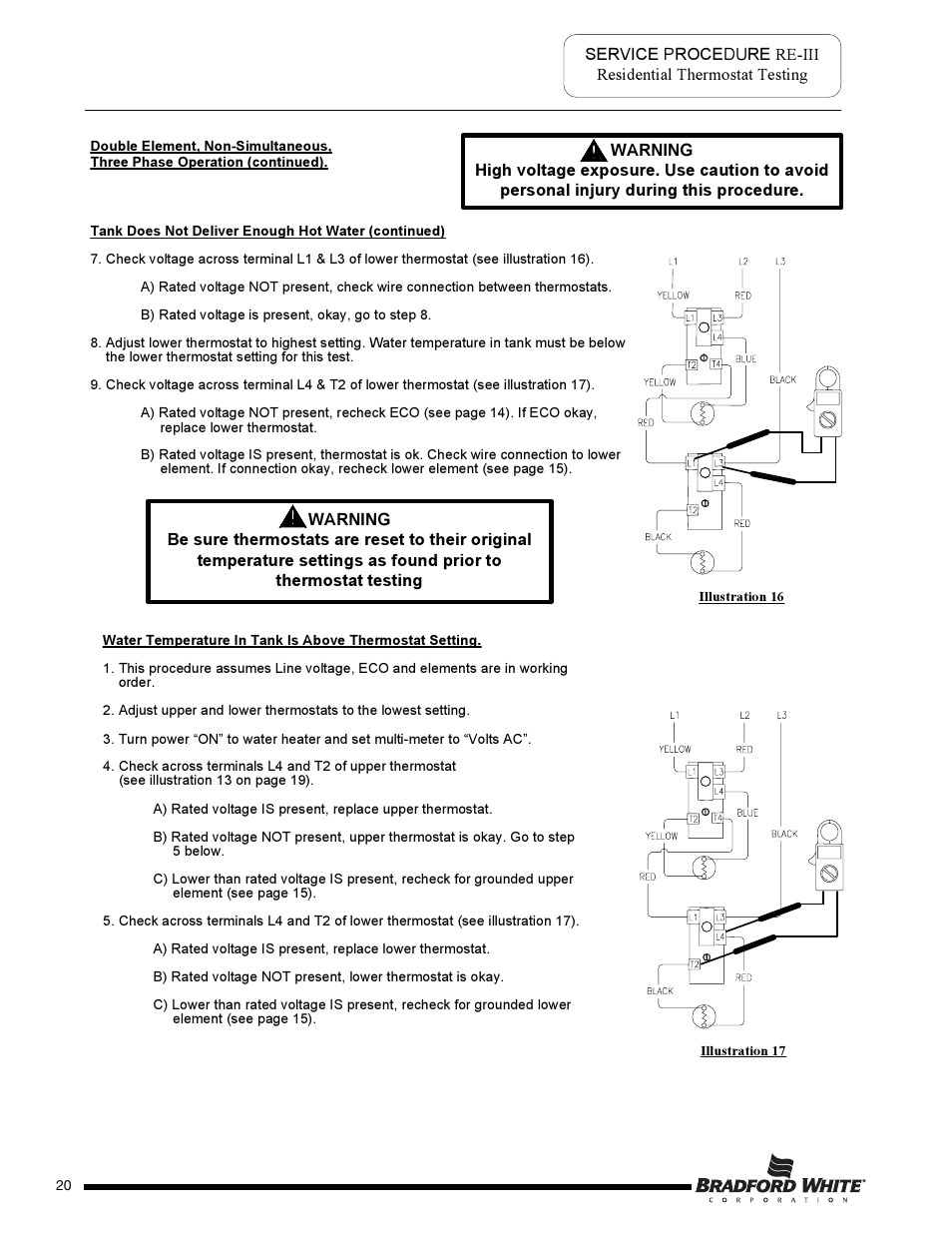 Bradford White DB-80R3DS User Manual | Page 20 / 40