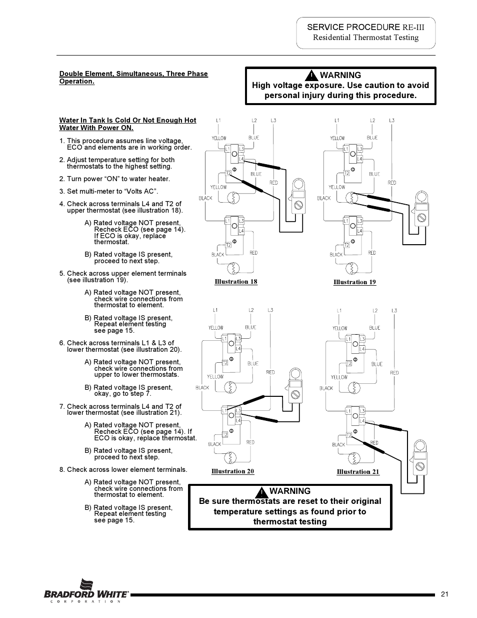 Bradford White DB-80R3DS User Manual | Page 21 / 40