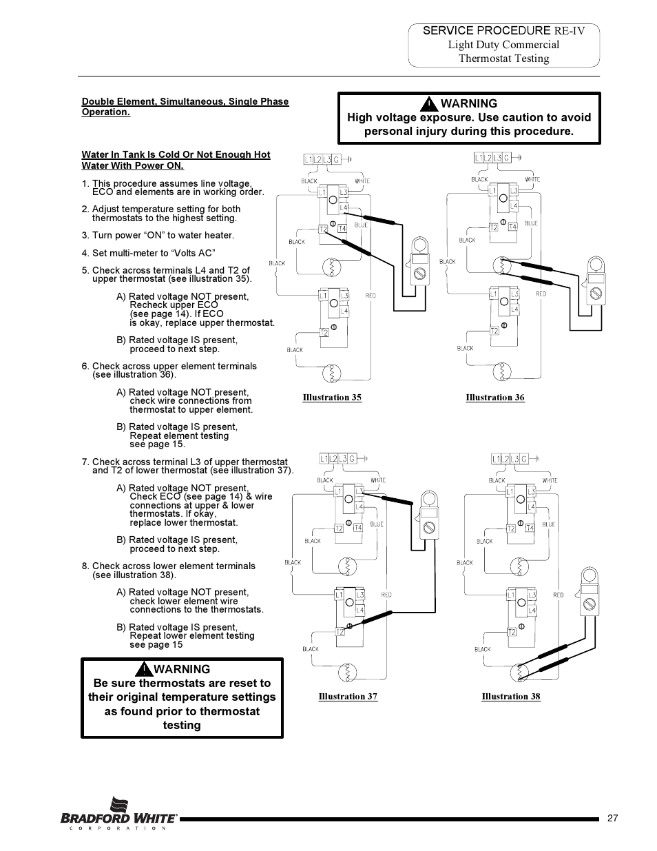 Bradford White DB-80R3DS User Manual | Page 27 / 40