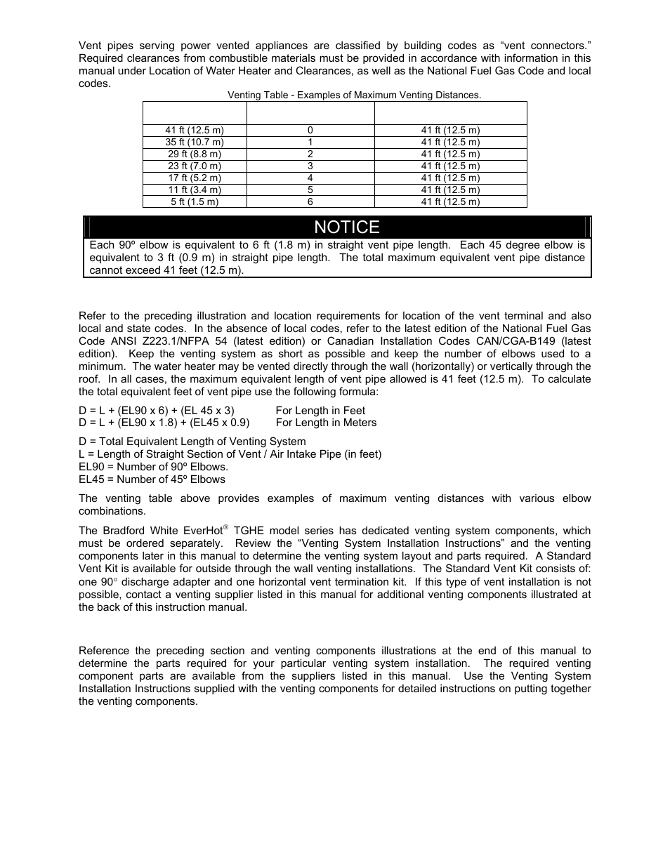Notice | Bradford White TGHE-199I-N User Manual | Page 25 / 80