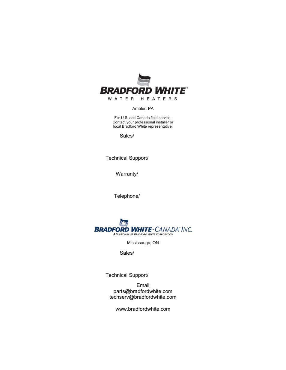 Bradford White TGHE-199I-N User Manual | Page 80 / 80