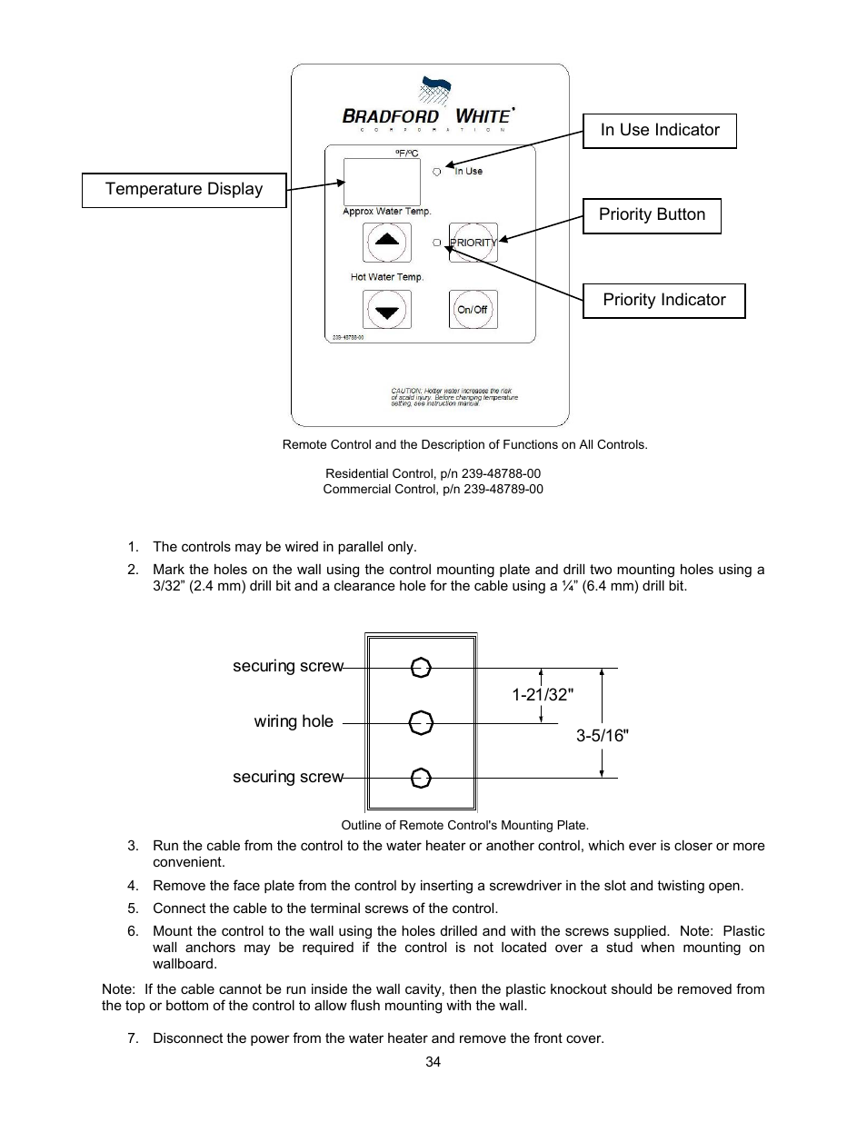 Bradford White TGHE-199E-N User Manual | Page 34 / 64