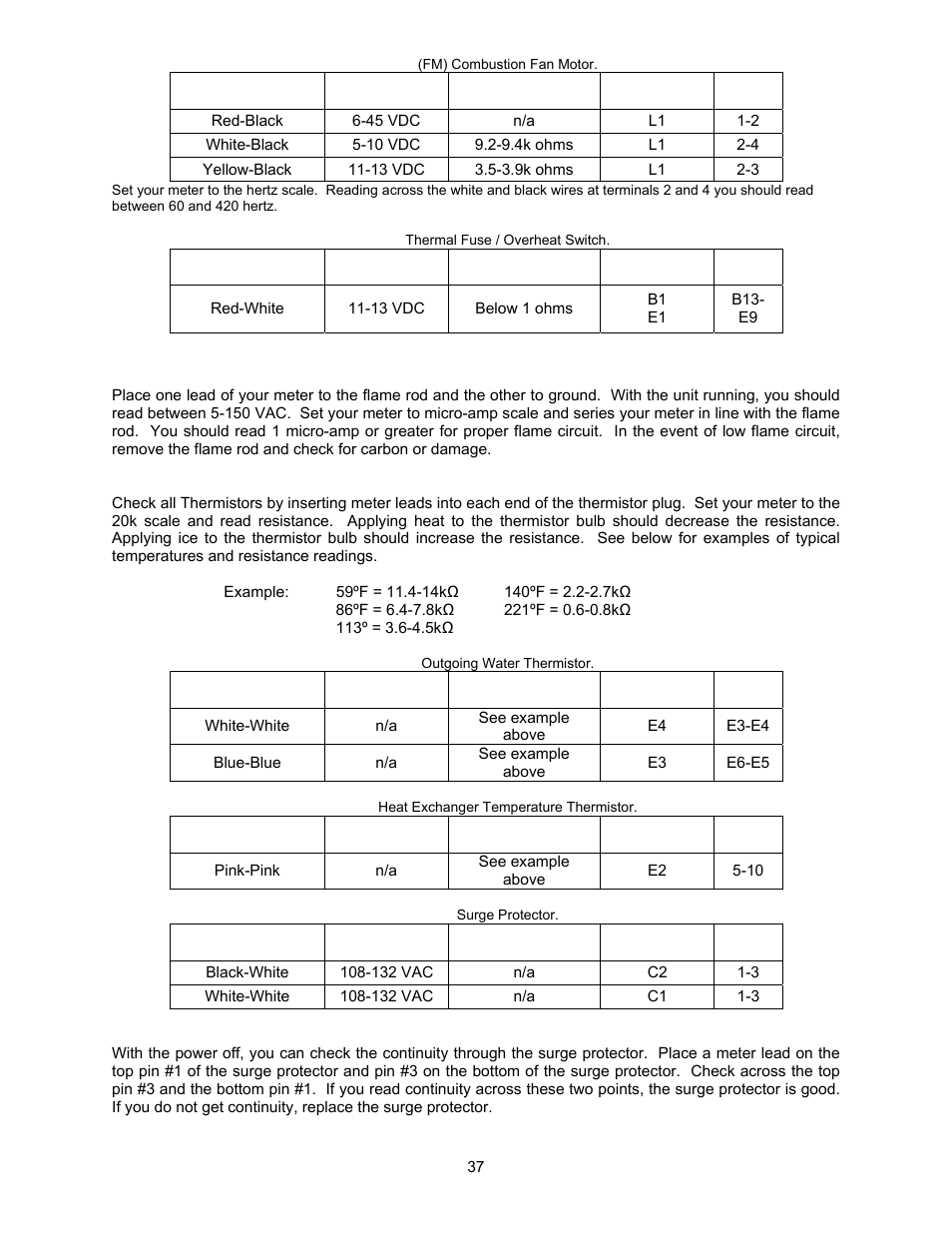 Bradford White TGHE-199E-N User Manual | Page 37 / 64