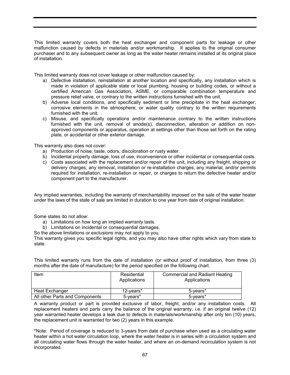 Bradford White TG-199E-N User Manual | Page 67 / 72