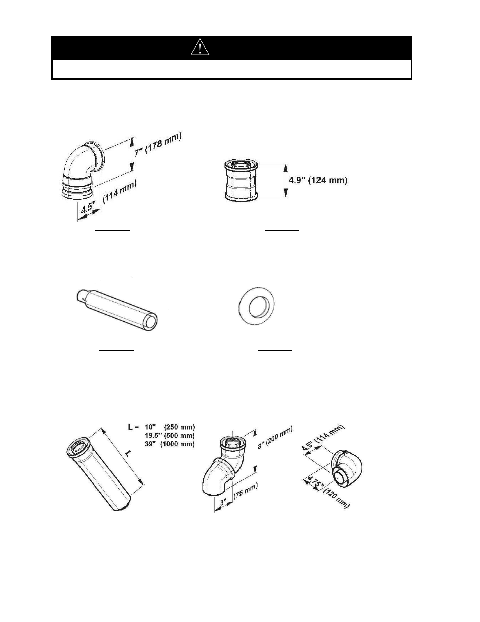 Warning, Parts & dimensions | Bradford White IGI-180R-10N User Manual | Page 31 / 68