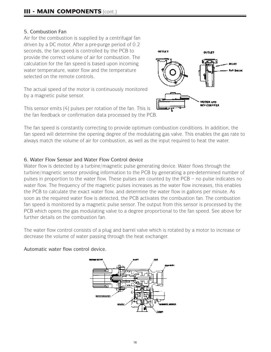 Iii - main components | Bradford White IGI-180R-10N User Manual | Page 16 / 64