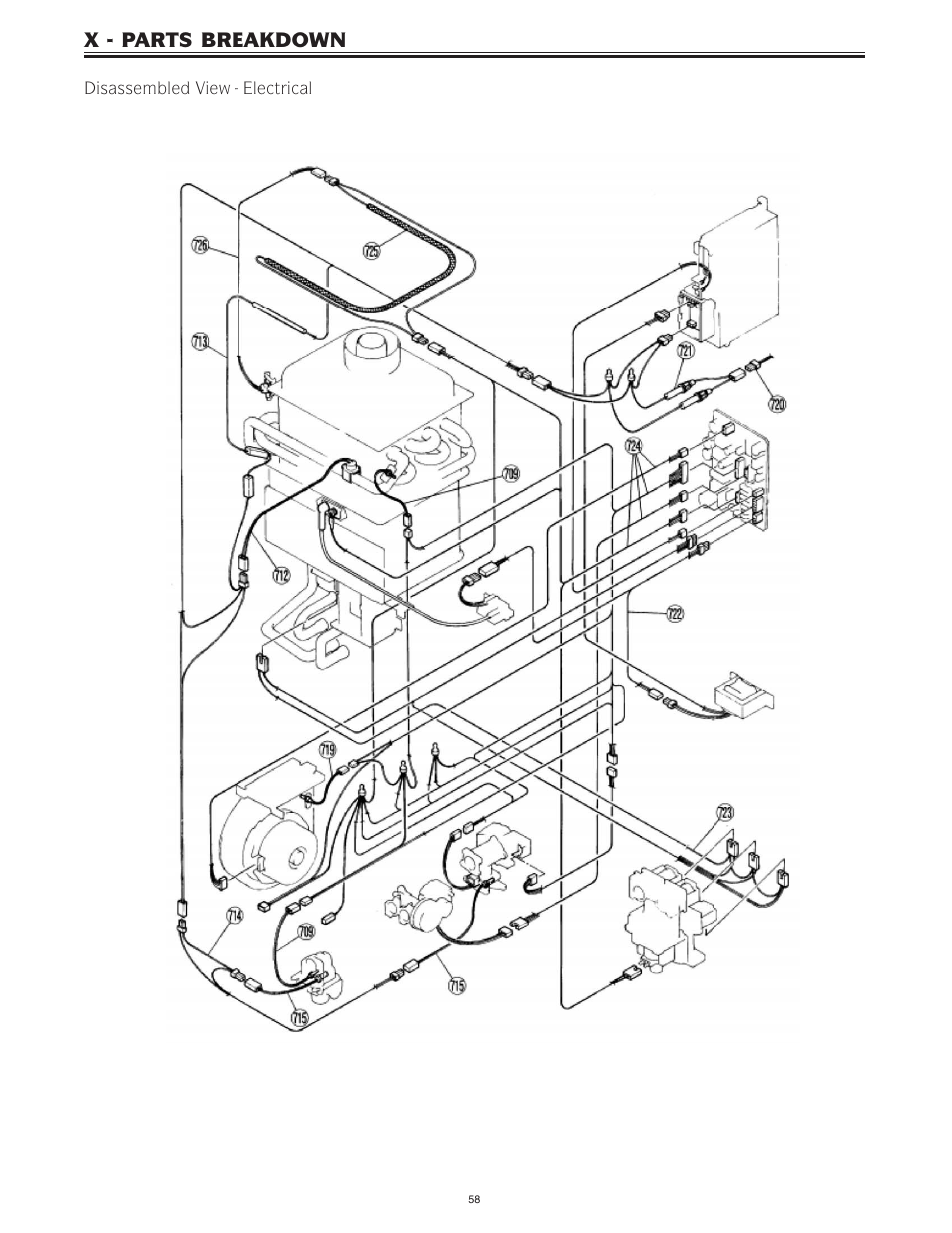 X - parts breakdown | Bradford White IGI-180R-10N User Manual | Page 58 / 64