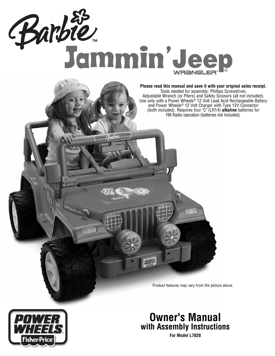 Barbie L7820 User Manual | 28 pages