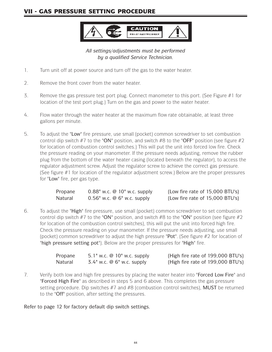 Bradford White IGE-199R-10N User Manual | Page 44 / 60