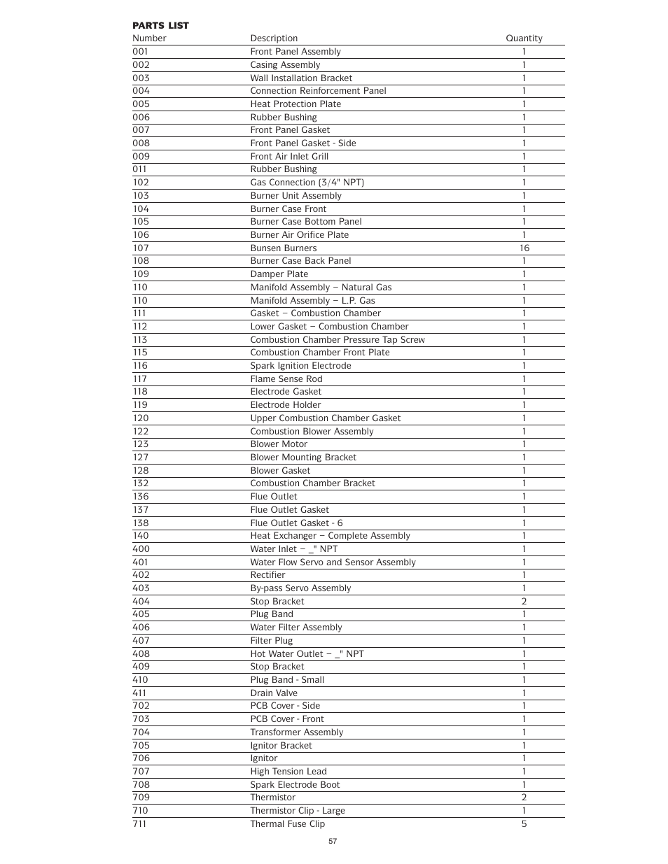 Bradford White IGE-199R-10N User Manual | Page 57 / 60