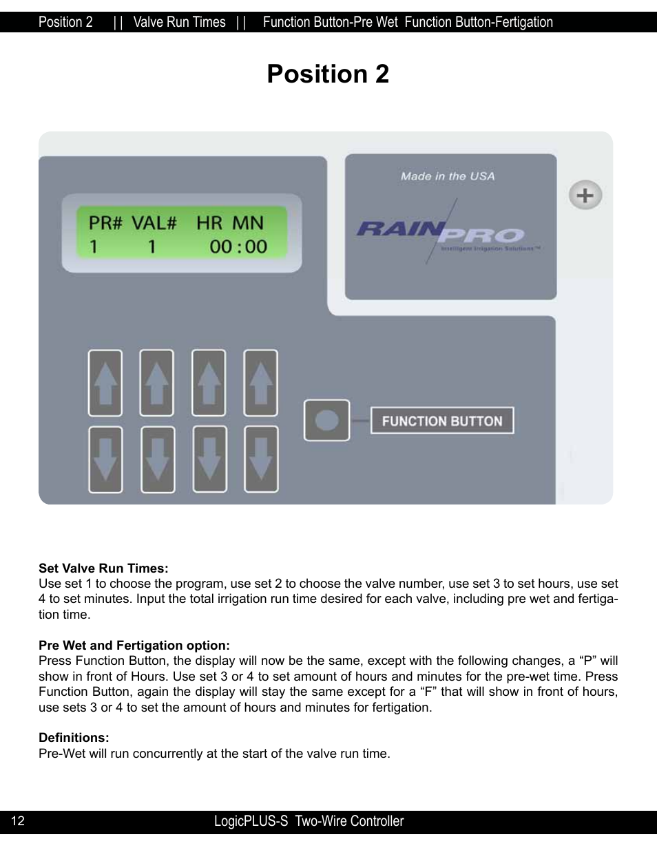 Position 2 | Hit Products LogicPLUS S 42/128 User Manual | Page 12 / 45