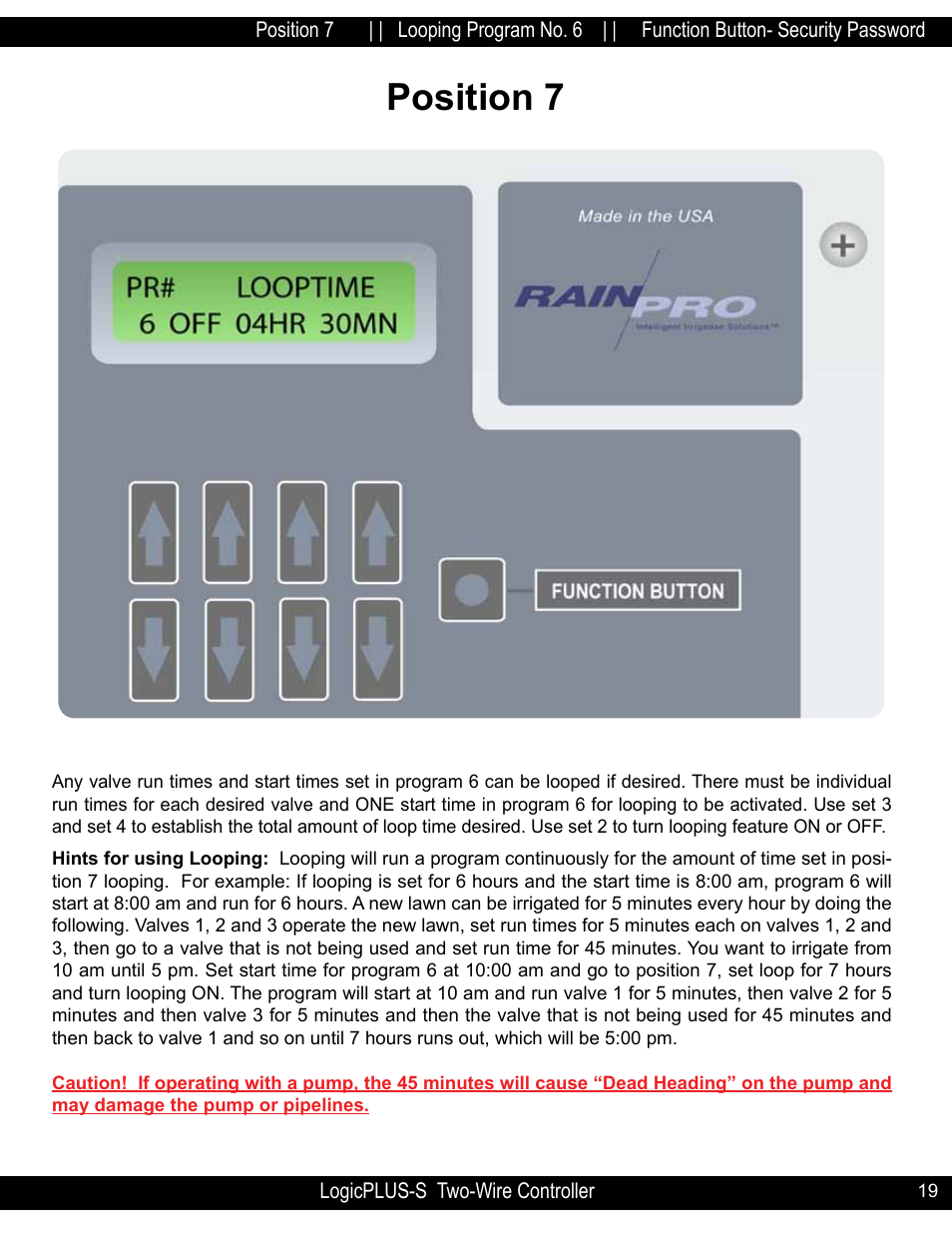 Position 7 | Hit Products LogicPLUS S 42/128 User Manual | Page 19 / 45