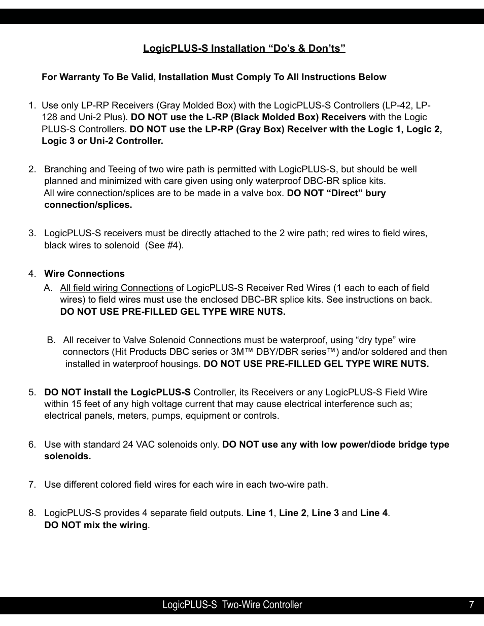 Hit Products LogicPLUS S 42/128 User Manual | Page 7 / 45