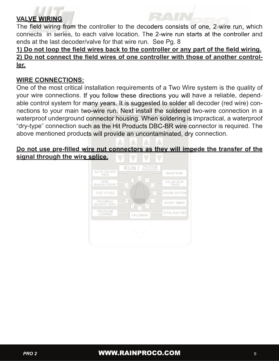 Hit Products Pro-Two User Manual | Page 11 / 28