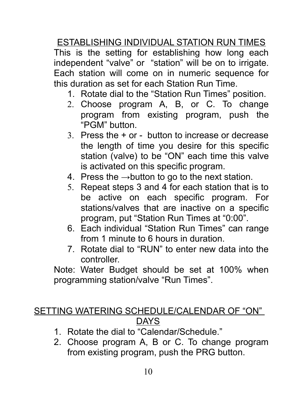 Hit Products RainPro Expandable User Manual | Page 10 / 20