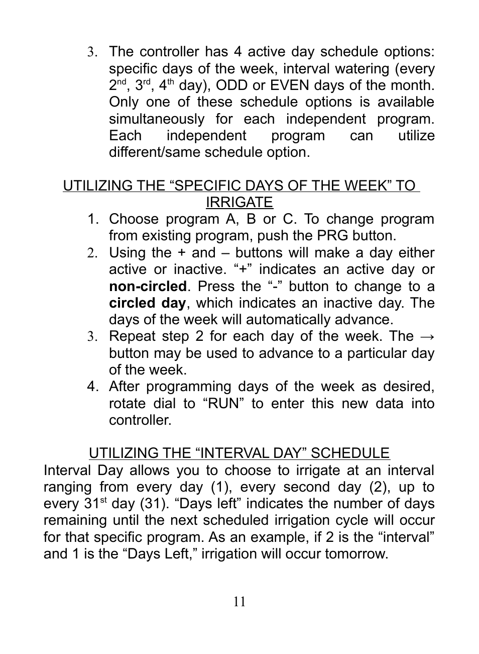 Hit Products RainPro Expandable User Manual | Page 11 / 20