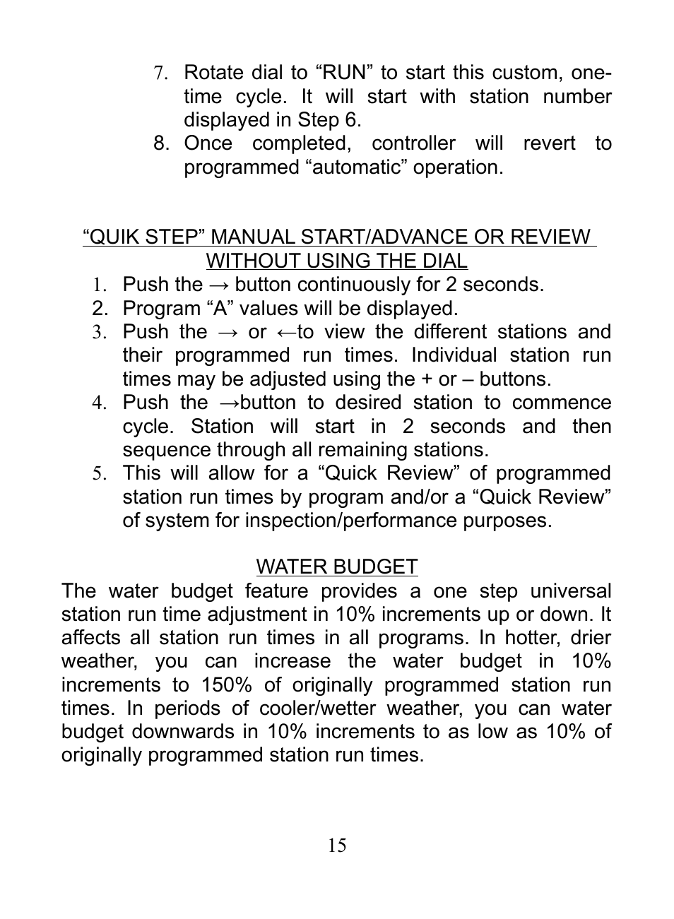 Hit Products RainPro Expandable User Manual | Page 15 / 20