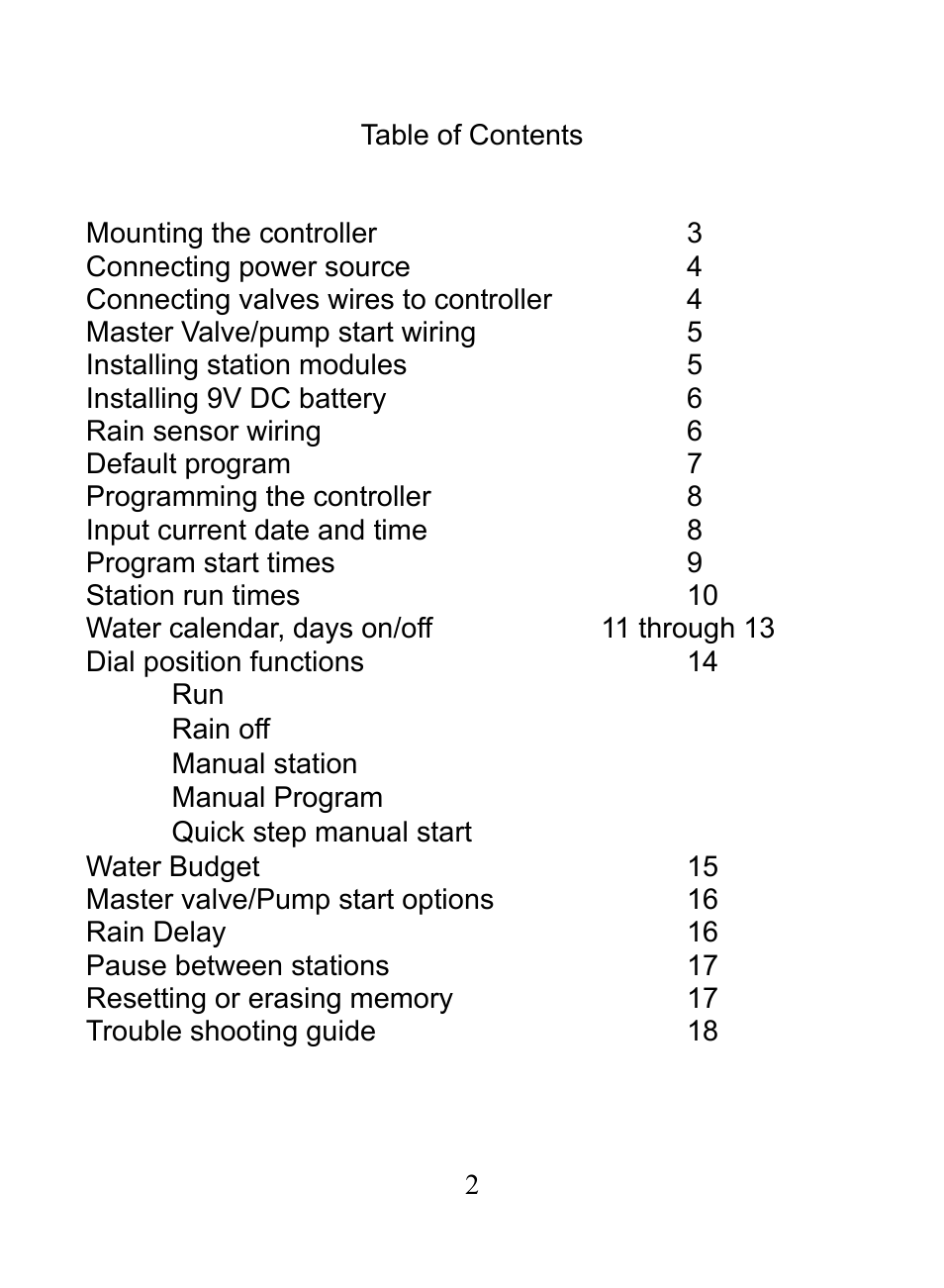 Hit Products RainPro Expandable User Manual | Page 2 / 20