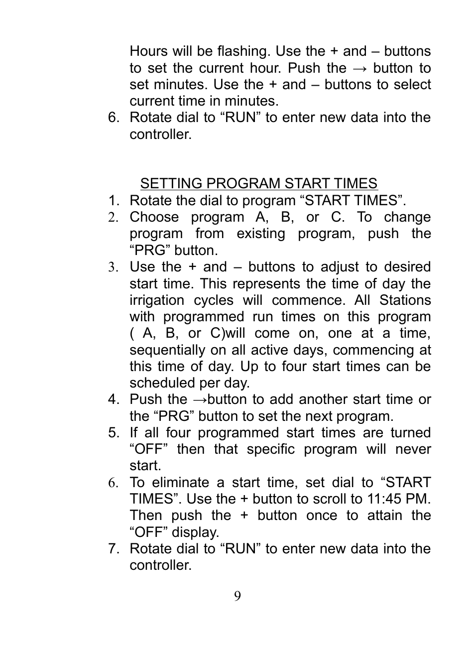 Hit Products RainPro Expandable User Manual | Page 9 / 20