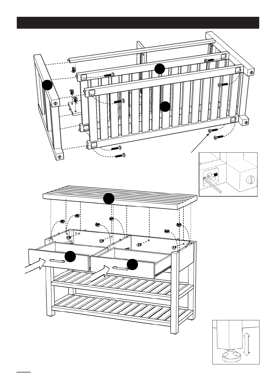 Assembly instructions 3 | Home Styles 5516-06 User Manual | Page 3 / 4