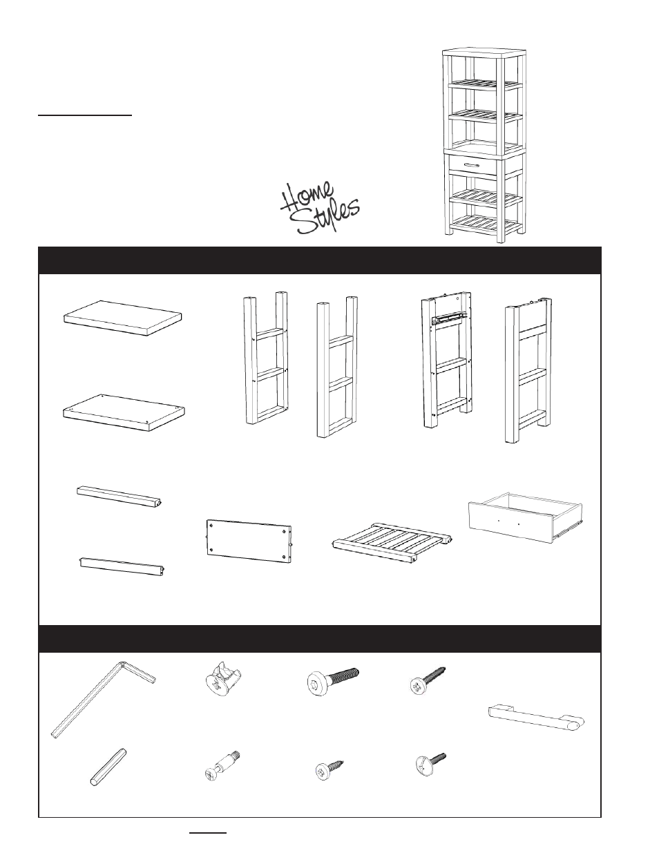 Home Styles 5516-34 User Manual | 5 pages