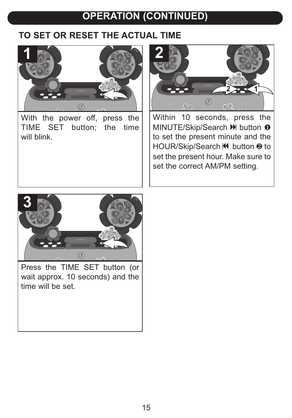 Emerson Radio Barbie Petal Sound System for iPod BAR710 User Manual | Page 16 / 27