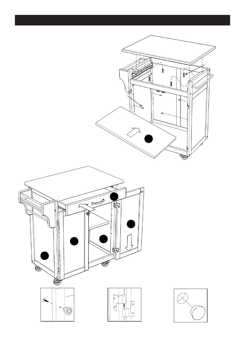 Assembly instructions 4 | Home Styles 9001-0611 User Manual | Page 4 / 5