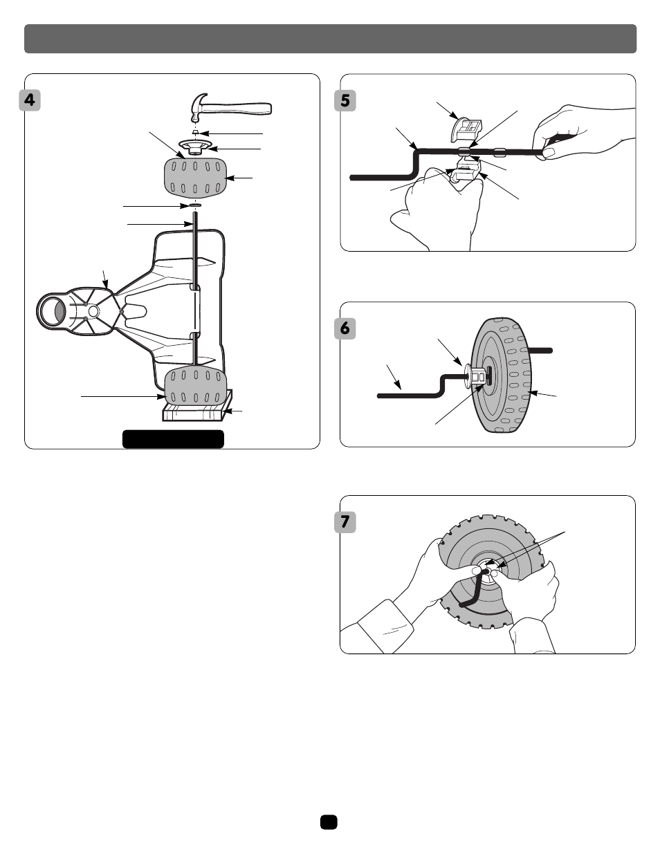 Assembly | Barbie BUTTERFLY TRIKE 72639 User Manual | Page 4 / 8