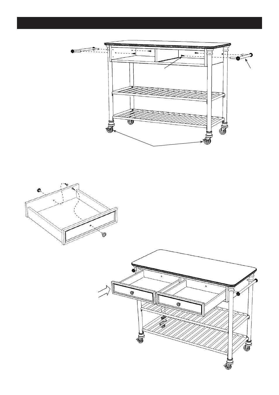 Assembly instructions 4 | Home Styles 5061-95 User Manual | Page 4 / 4