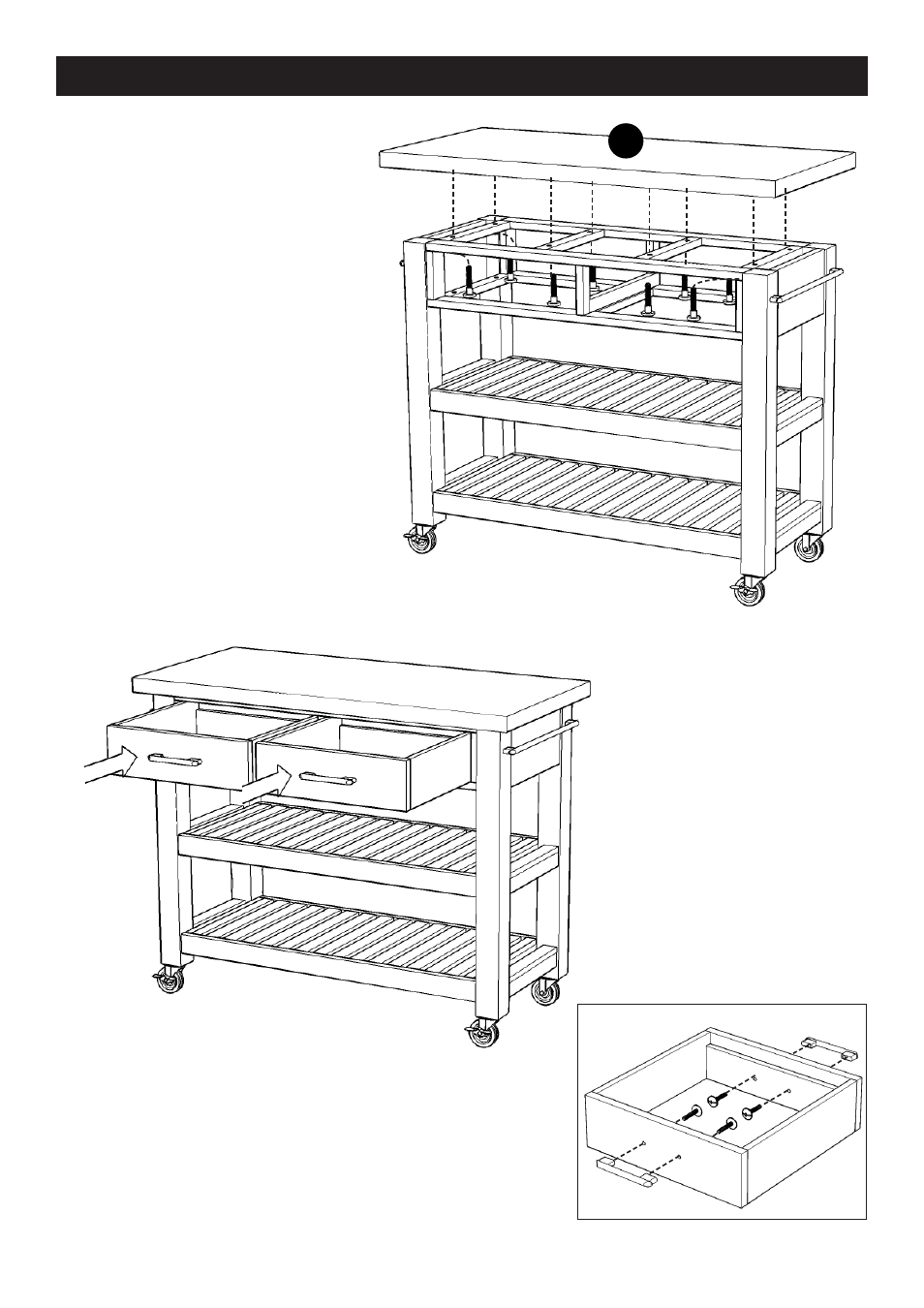 Assembly instructions 4 | Home Styles 5134-95 User Manual | Page 4 / 4